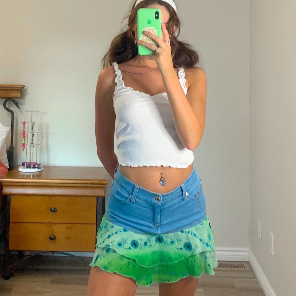 Y2K vintage Ardene’s denim skort